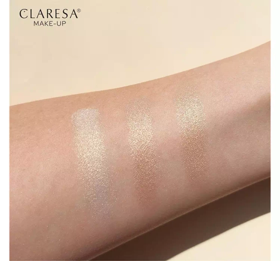 Claresa Too Glam To Give a Damn paleta rozświetlaczy 11 Rosy Glow 12,5 g