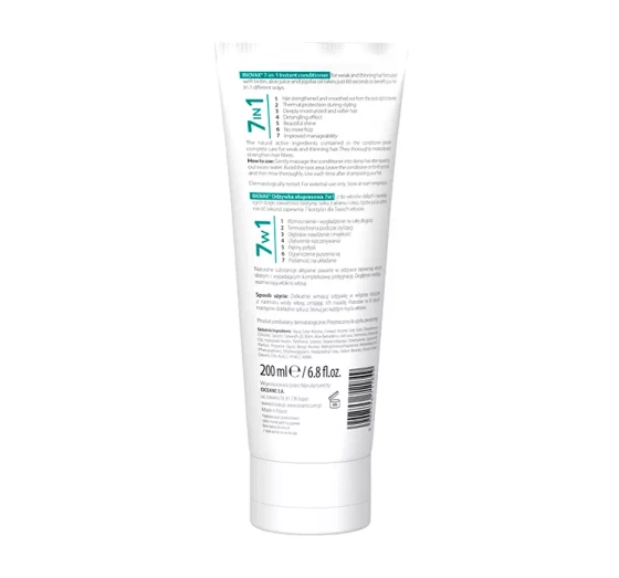 Biovax Biotyna Plus intensywnie regenerująca odżywka do włosów 200 ml