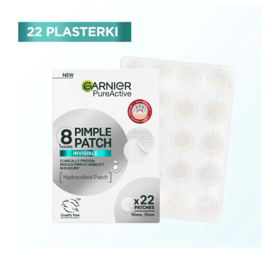 Garnier Pure Active plastry na niedoskonałości 22 sztuk