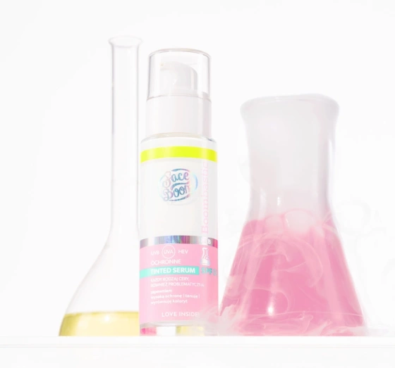 Face Boom Boombastic Lab ochronne serum do twarzy tinted SPF50 30 ml
