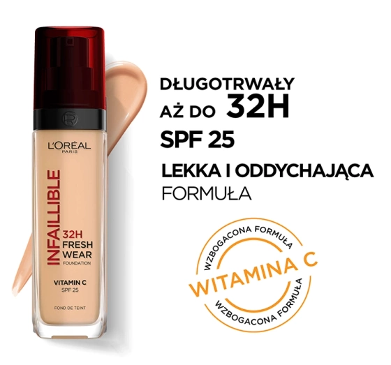 L'Oréal Paris Infaillible 32 H Fresh Wear długotrwały podkład 20 30 ml