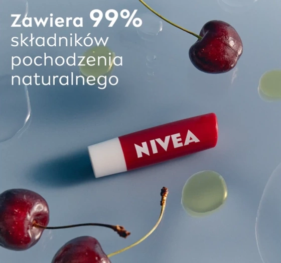 NIVEA pielęgnująca pomadka do ust Cherry Shine 4,8 g