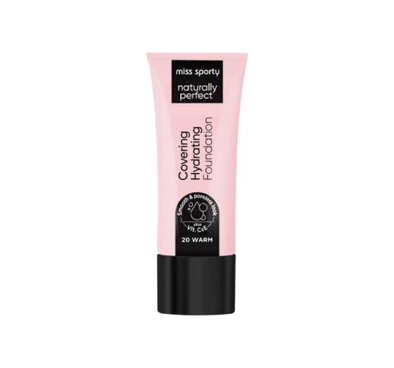Miss Sporty Naturally Perfect nawilżający podkład do twarzy 20 Warm 24 ml