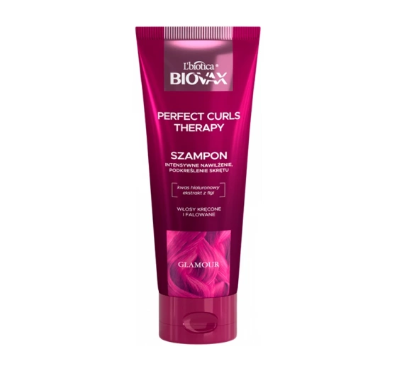 Biovax Glamour Perfect Curls Therapy szampon do włosów falowanych i kręconych 200 ml