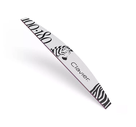 Clavier pilnik do paznokci Zeberka Łódka 100/180 10 sztuk