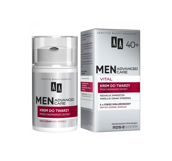 AA Men Advanced Care Vital 40 krem do twarzy 50 ml