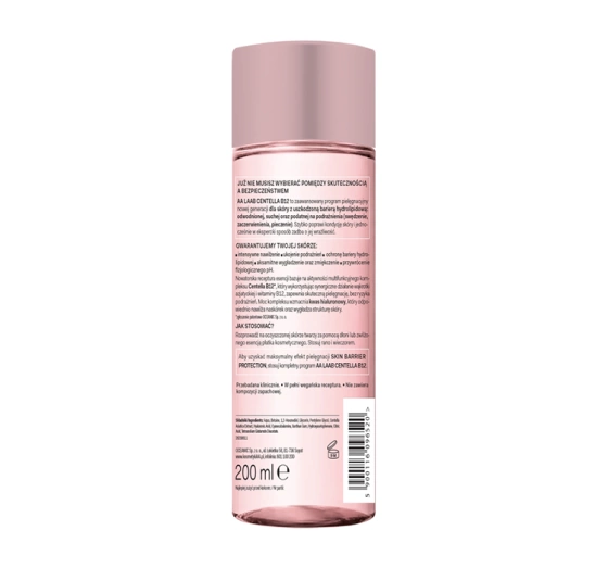 AA LAAB 100% Centella B12 nawilżająco-kojąca esencja tonizująca 200 ml