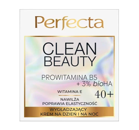 Perfecta Clean Beauty wygładzający krem na dzień i na noc 40 50ml