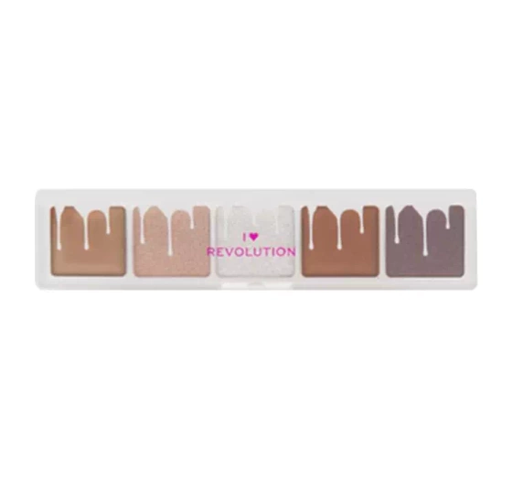 I Heart Revolution Mini Chocolate paleta cieni do powiek White Vanilla Cream 1,1 g