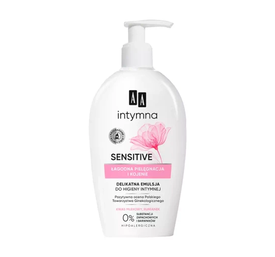 AA Intymna Sensitive emulsja do higieny intymnej 300 ml