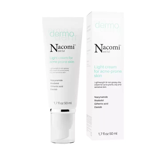 Nacomi Next Level Dermo lekki krem do skóry trądzikowej 50 ml