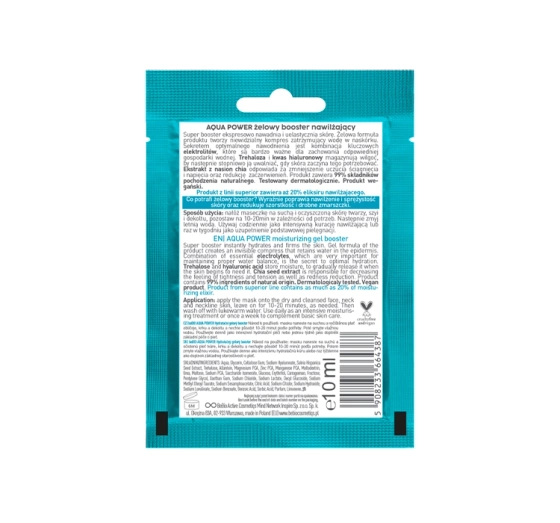 Bebio Aqua Power żelowy booster ekspresowo nawilżający 10 ml