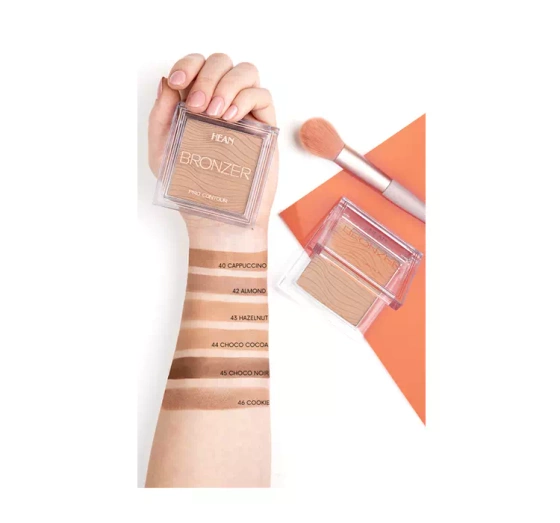 Hean Pro-Contour bronzer do twarzy 44 Choco Cocoa 9 g