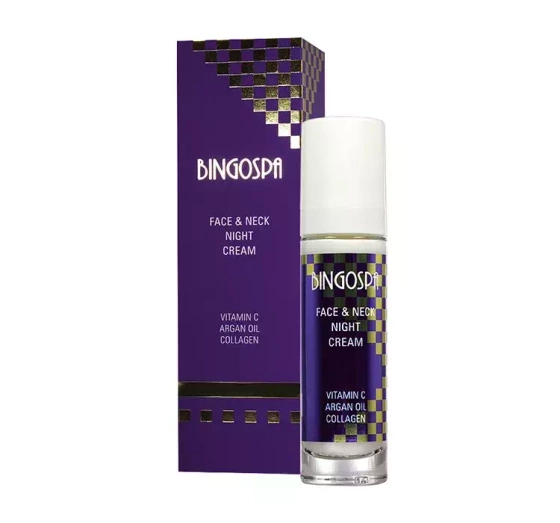 BingoSpa krem na szyję na noc z Olejem Arganowym 50 g