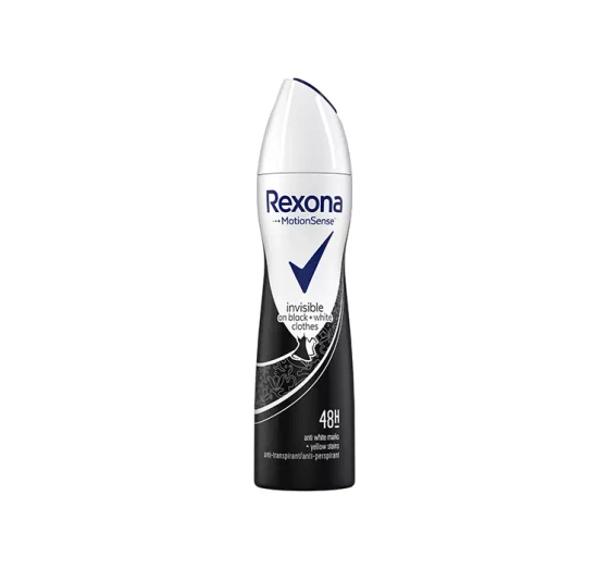 Rexona Invisible on Black White antyperspirant w aerozolu dla kobiet 150 ml