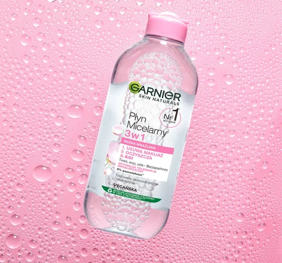 Garnier płyn micelarny 3w1 skóra wrażliwa 400 ml