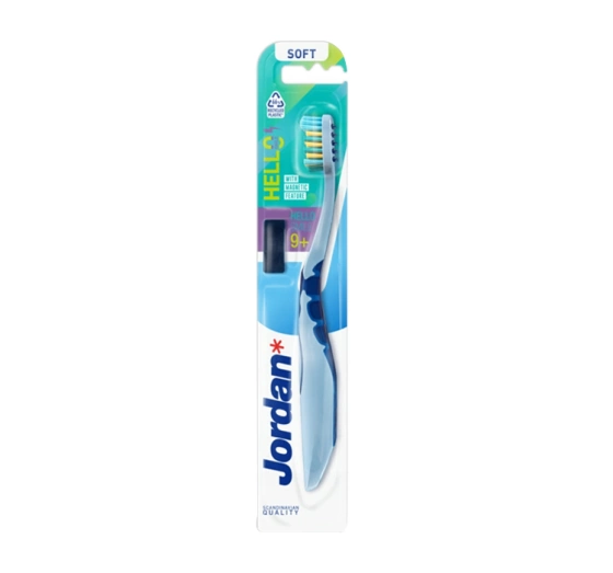 Jordan Hello Smile szczoteczka do zębów dla chłopców 9 lat Soft