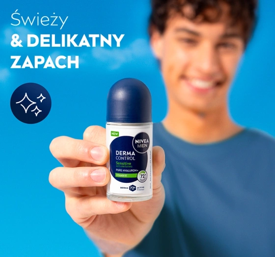 NIVEA MEN Derma Control antyperspirant w kulce dla mężczyzn Sensitive 50 ml