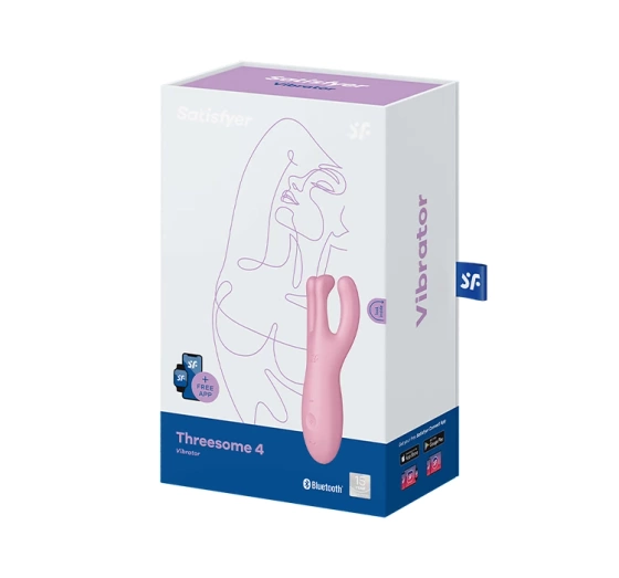 Satisfyer Threesome 4 potrójny wibrator z możliwością sterowania aplikacją na smartfon