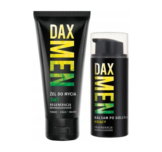 Dax Cosmetics Men zestaw żel do mycia 3w1 balsam po goleniu
