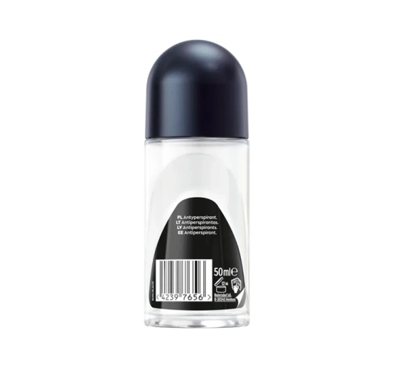 NIVEA MEN Black&White Invisible Ultimate Impact antyperspirant roll-on dla mężczyzn 50 ml