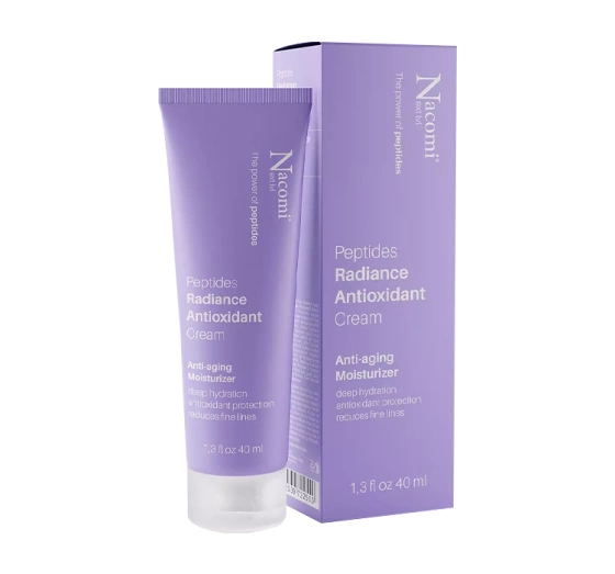 Nacomi Next Level Peptides Radiance Antioxidant Cream przeciwstarzeniowy krem do twarzy 40 ml