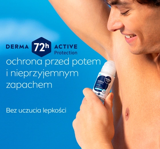 NIVEA MEN Derma Control antyperspirant w kulce dla mężczyzn Defend 50 ml