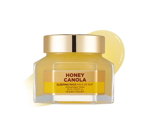 Holika Holika Honey Sleeping Pack maseczka do twarzy na noc Canola 90 ml