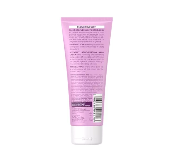 Eveline Cosmetics Flower Blossom silnie regenerujący krem do rąk z peptydami 75 ml