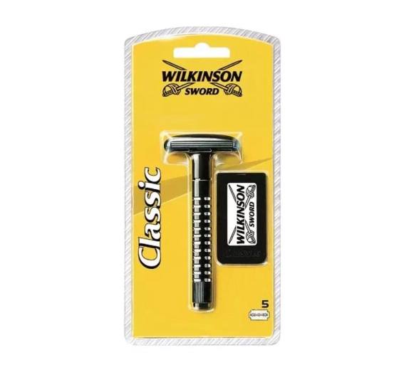 Wilkinson Sword Classic maszynka do golenia dla mężczyzn rączka 5 żyletek