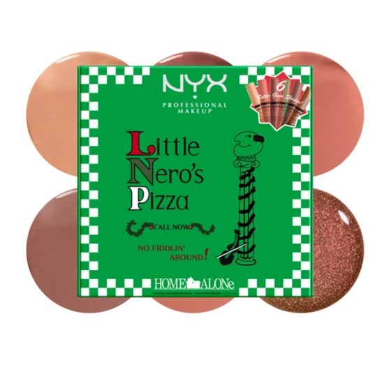 NYX Professional Makeup × Home Alone zestaw błyszczyków do ust Nude 6 × 8 ml