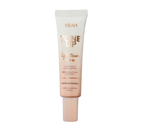 Hean Tone Up lekki krem tonujący SPF15 T01 Light 30 ml