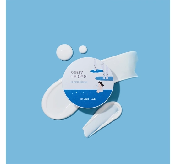 Round LAB Birch Juice nawilżający krem ochronny SPF50 w formie cushion 15g