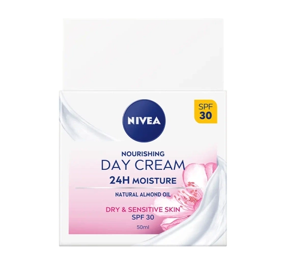 NIVEA 24h Nawilżenia odżywczy krem na dzień SPF30 50 ml