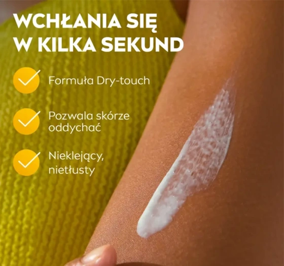 NIVEA SUN Protect&Moisture Invisible Finish balsam do opalania SPF50 150 ml