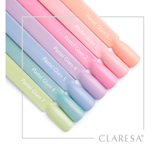 Claresa hybrydowy lakier do paznokci Pastel Glam 7 5 g