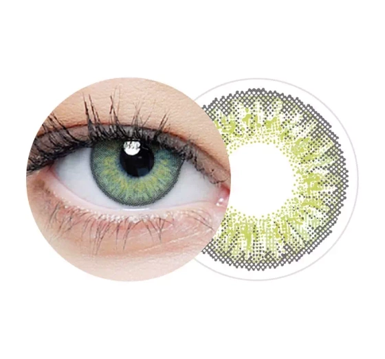 Clearlab ClearColor 55 Olive kolorowe soczewki kontaktowe 2 szt