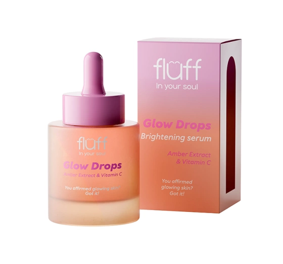 Fluff In Your Soul rozświetlające serum z bursztynem i witaminą C 30 ml