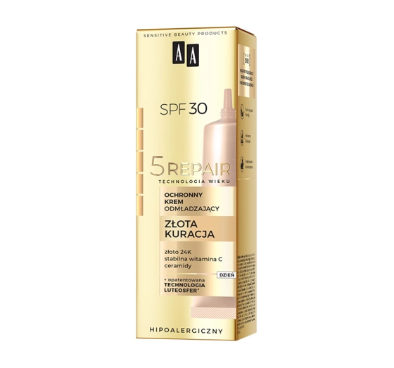AA 5 Repair Złota Kuracja ochronny krem odmładzający SPF30 50 ml