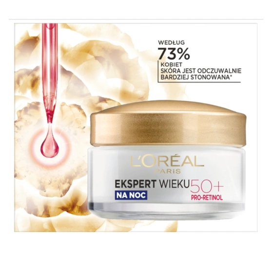 L'Oréal Paris Ekspert Wieku przeciwzmarszczkowy krem ujędrniający na noc 50 50 ml