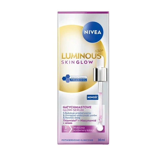 NIVEA Luminous630 natychmiastowe glow-serum na przebarwienia 30 ml