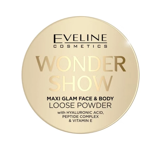 Eveline Cosmetics Wonder Show sypki puder do twarzy i ciała Maxi Glam 6 g