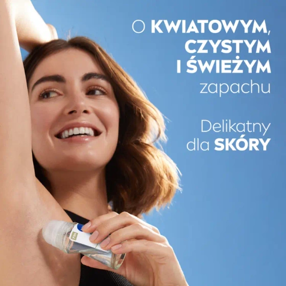 NIVEA Black&White Invisible Silky Smooth antyperspirant roll-on dla kobiet 50 ml