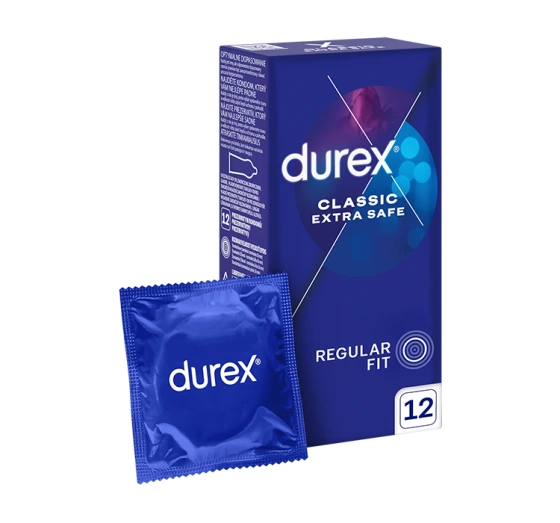 Durex Classic Extra Safe prezerwatywy wzmocnione 12 szt