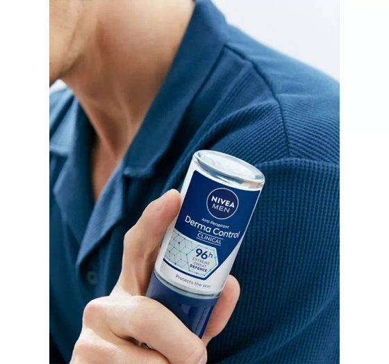 NIVEA MEN Derma Control antyperspirant roll-on dla mężczyzn 50 ml