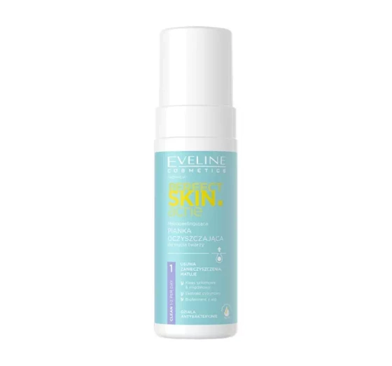 Eveline Cosmetics Perfect Skin Acne mikropeelingująca pianka oczyszczająca do mycia twarzy 150 ml