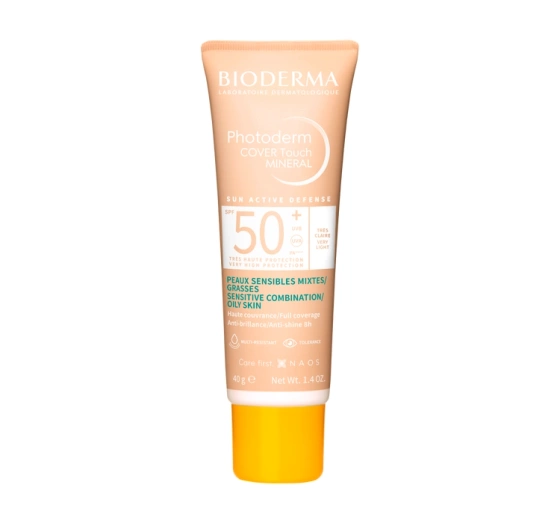 Bioderma Cover Touch Mineral kryjący fluid mineralny Very Light SPF50 40 g