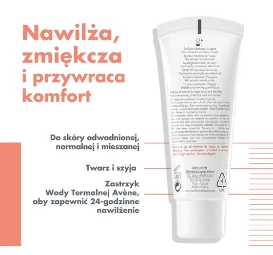 Avène Hydrance emulsja nawilżająca SPF30 40 ml
