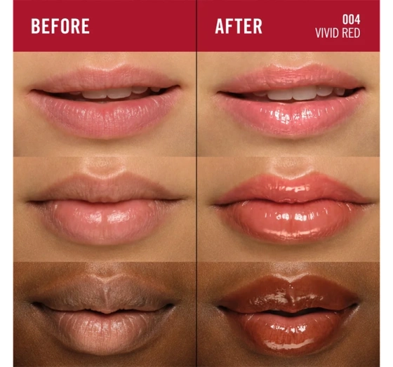 Rimmel Oh My Gloss! olejek do ust 004 Vivid Red 4,5ml