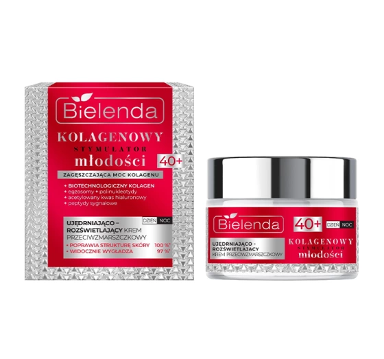 Bielenda Kolagenowy Stymulator Młodości rozświetlający krem 40 50 ml